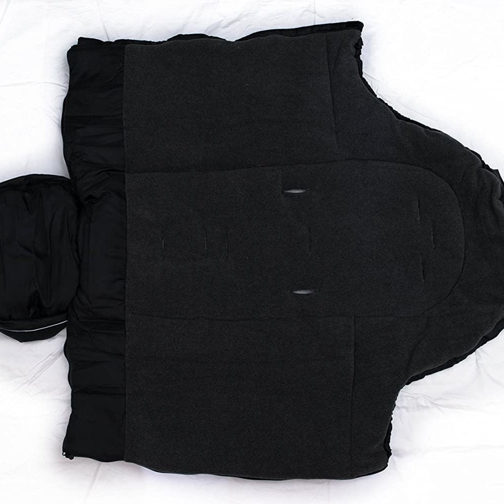 Naturally Sheepskin Fleece Footmuff-Black