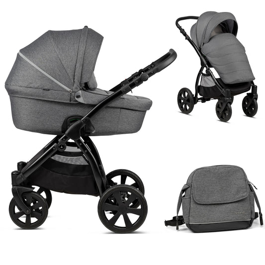 Noordi Fjordi 2in1 Travel System-Dark Grey