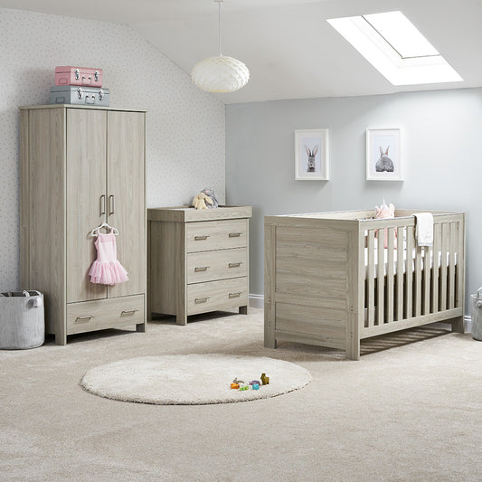 OBABY Nika 3 Piece Room Set-Grey Wash