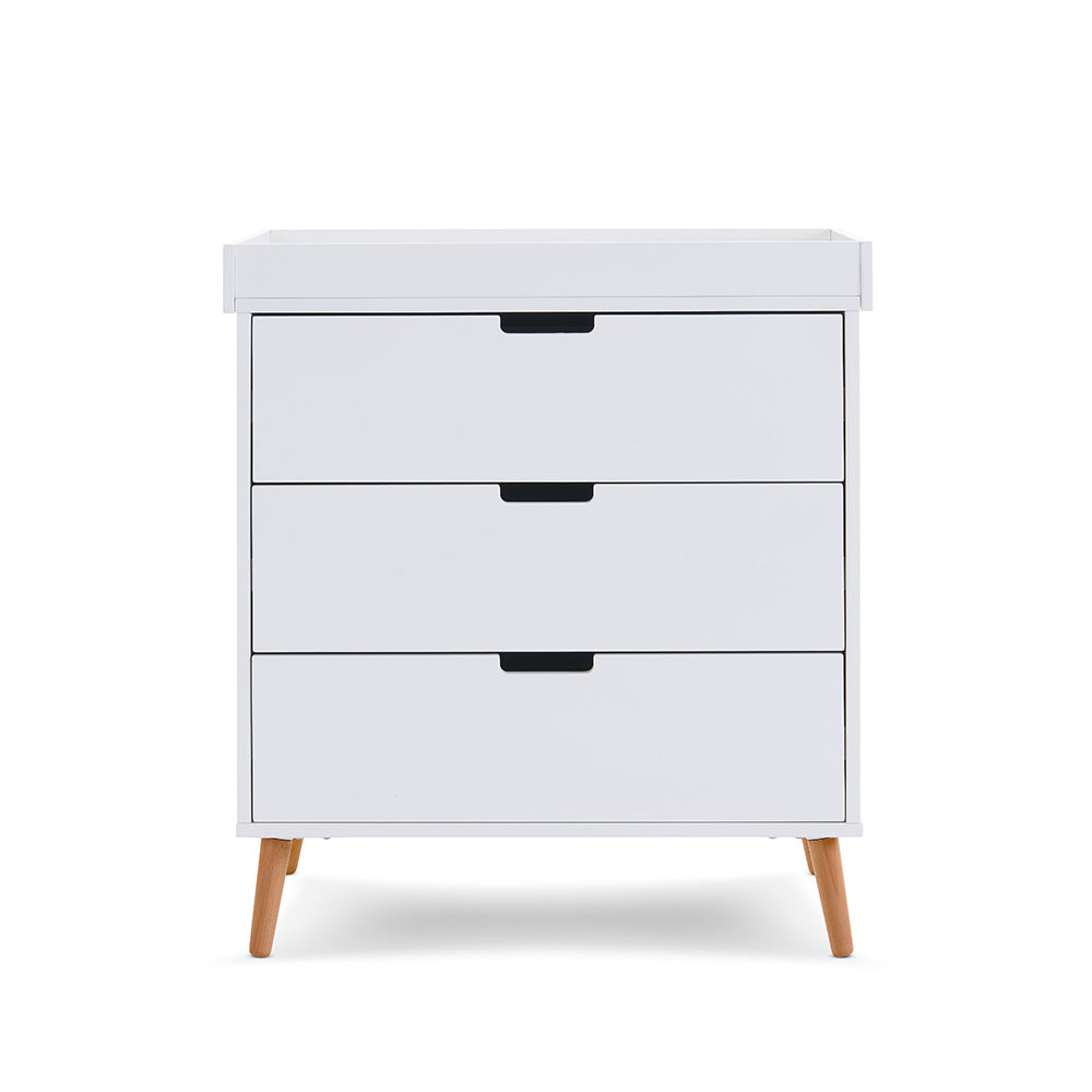 O'Baby Maya Two Piece Room Set-White with Natural
