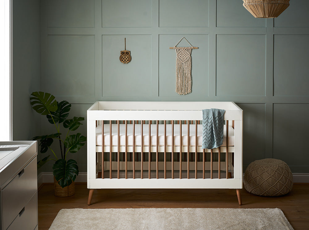 O'Baby Maya Two Piece Room Set-White with Natural