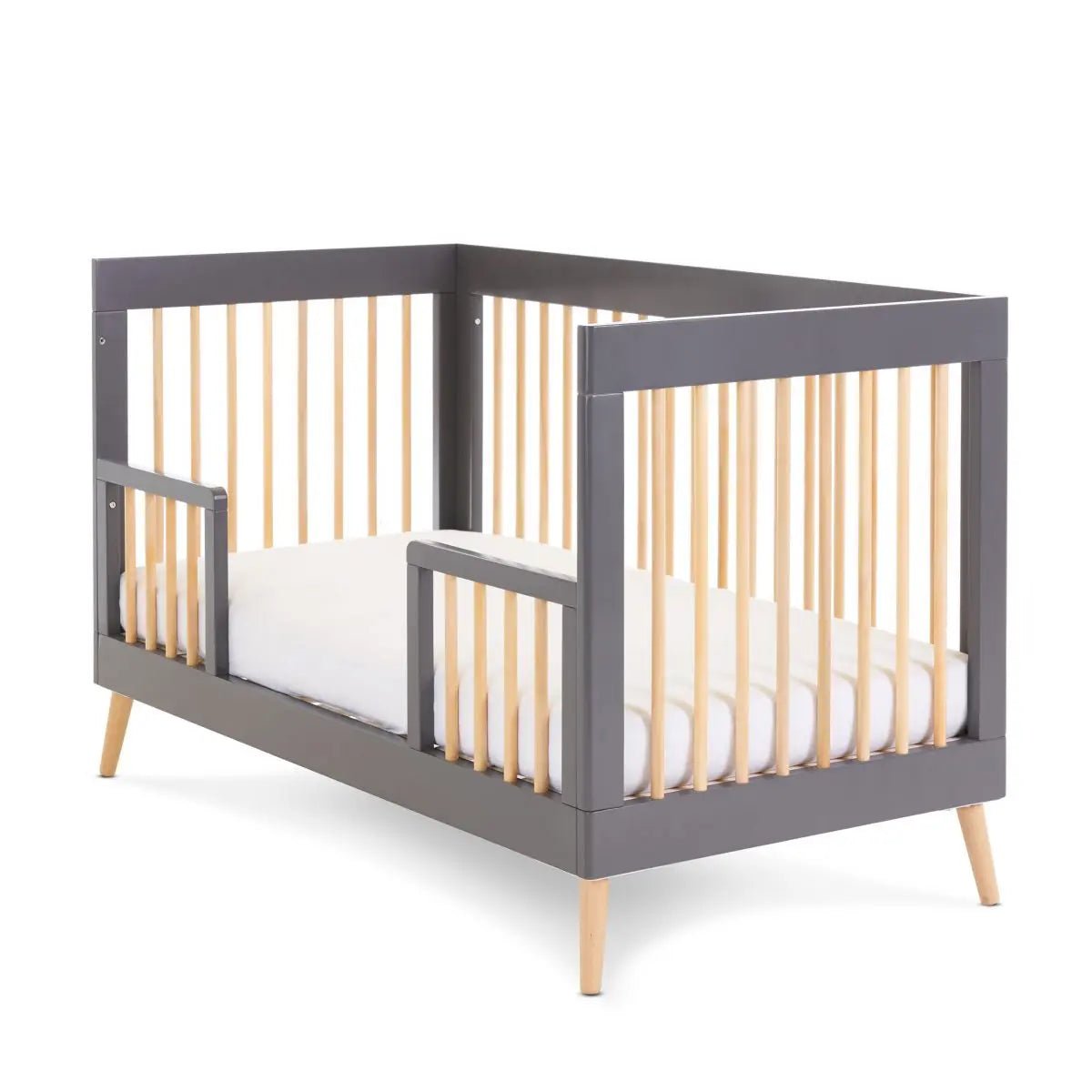 OBABY Maya Cotbed-Slate with Natural