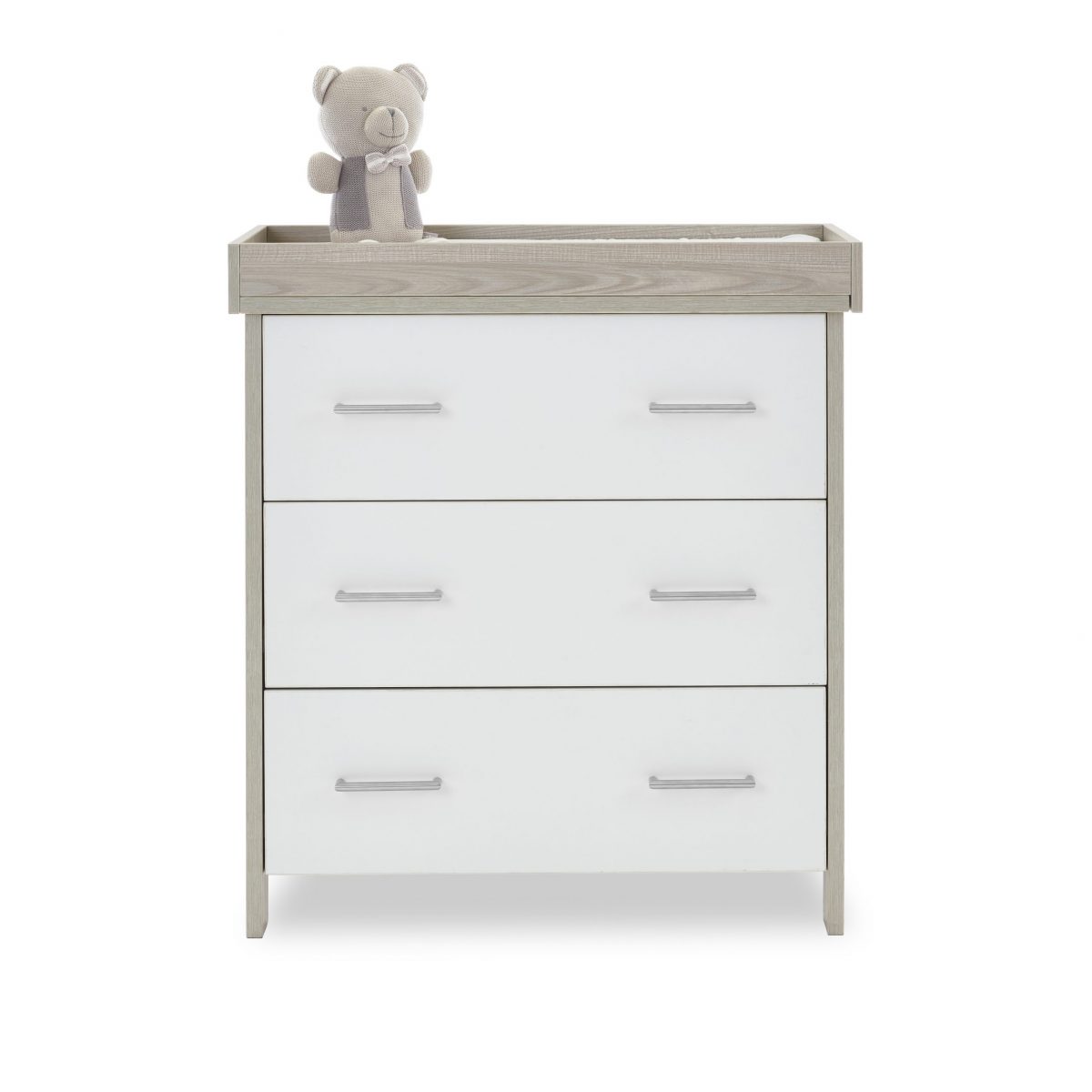OBABY Nika 3 Piece Room Set-Grey Wash with White