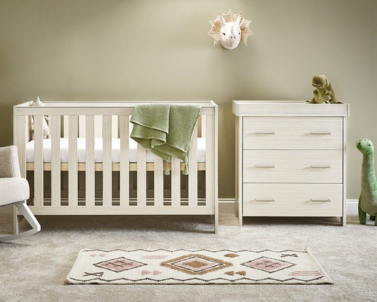 OBABY Nika 2 Piece Room Set-Oatmeal