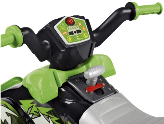 Peg Perego Corral T-Rex 330W 12v Quad Bike-Green