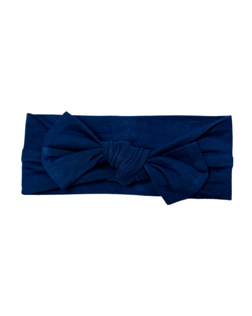 Rain+Conker Knotted Bow-Indigo