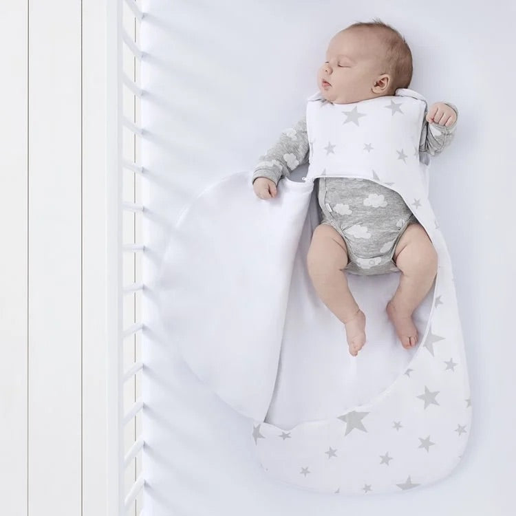 SnuzPouch Sleeping Bag 6-18 Months-Grey Stars
