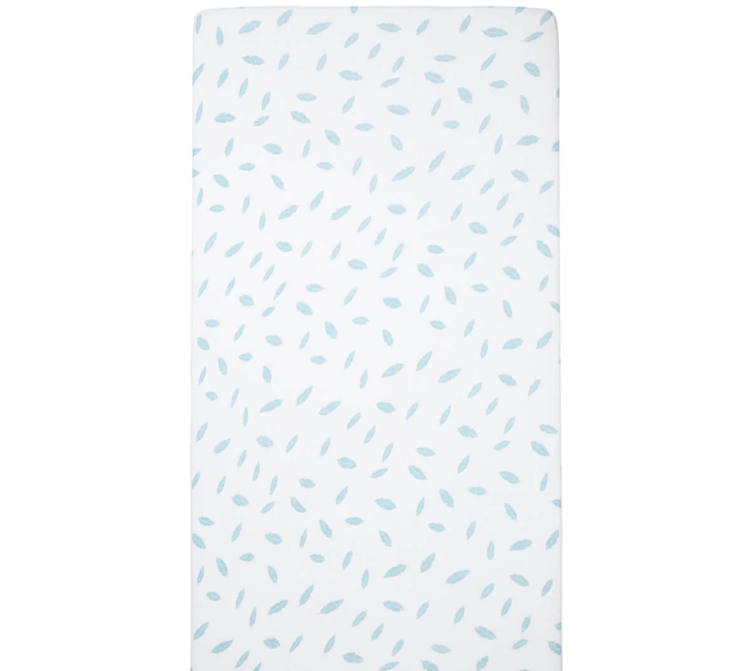 Baby Calin Two Pack Cotbed Fitted Sheets-Blue Feather