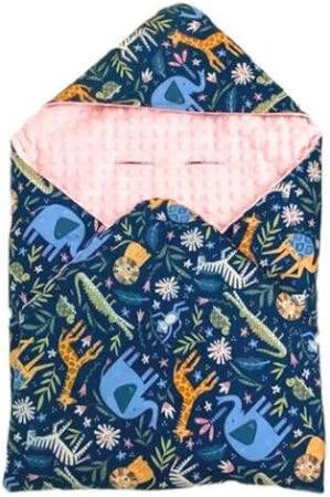 Little Love Blanket Wild Safari Pink (3 point)