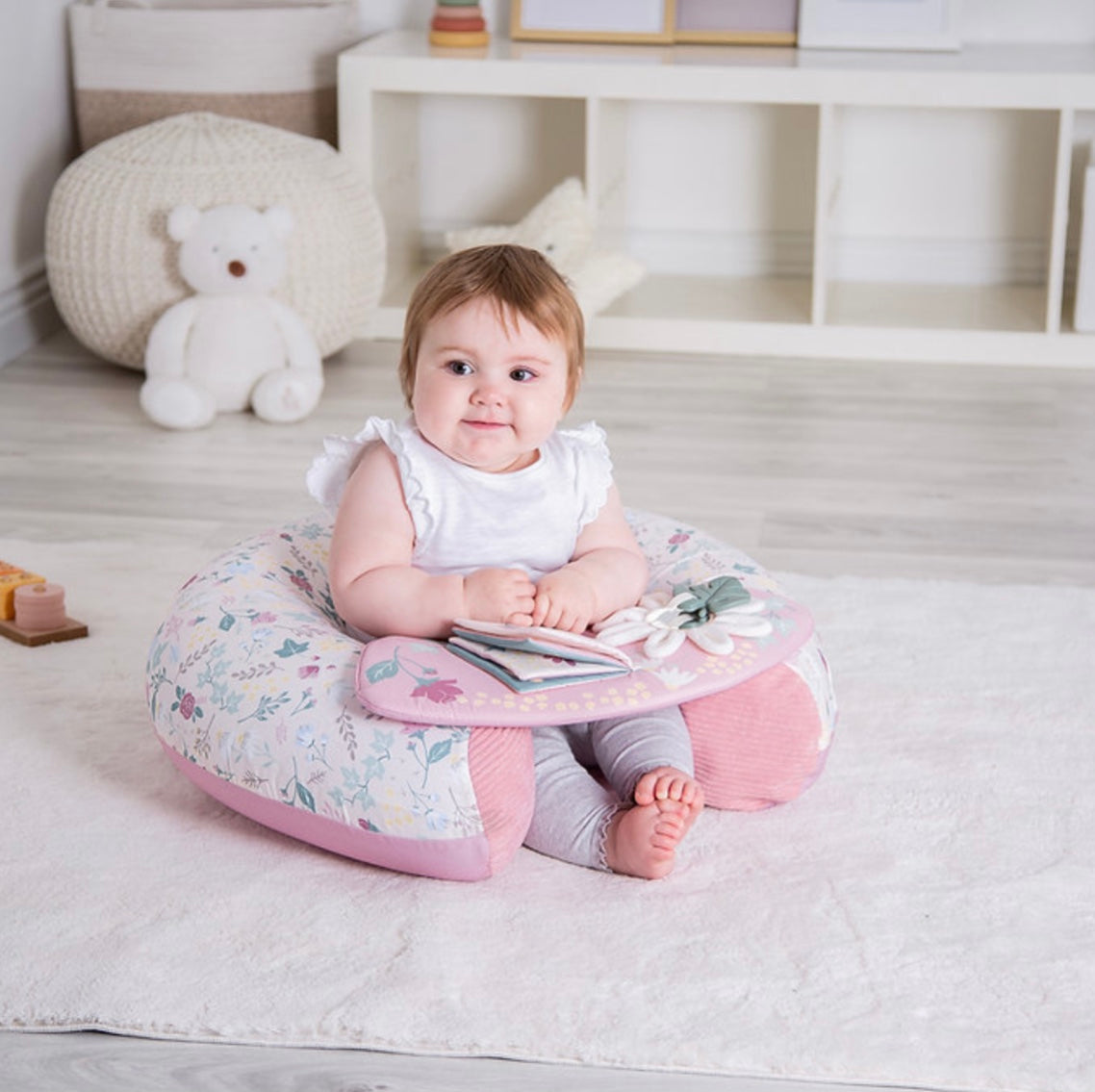 Sit Me Up Ring Seat with Play Tray and Activities - Rose & Ivy