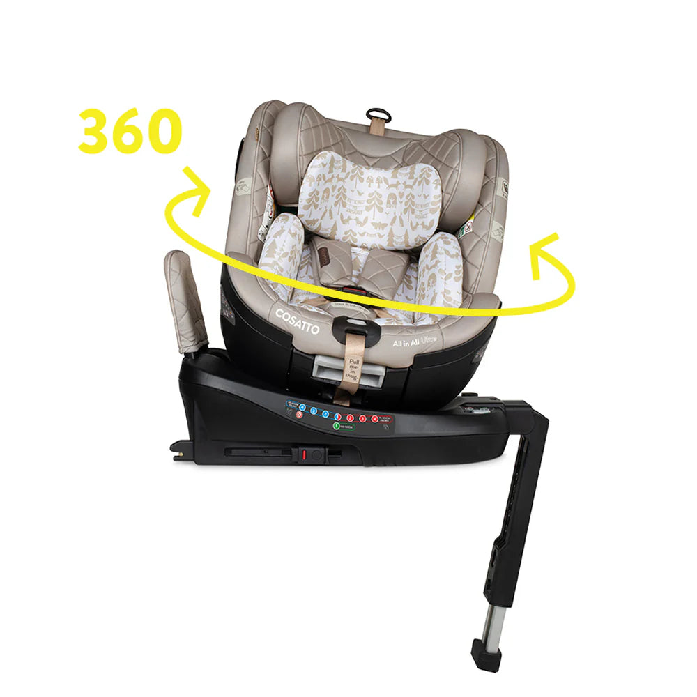 Cosatto All in All Rotate i-Size Ultra Car Seat-Whisper