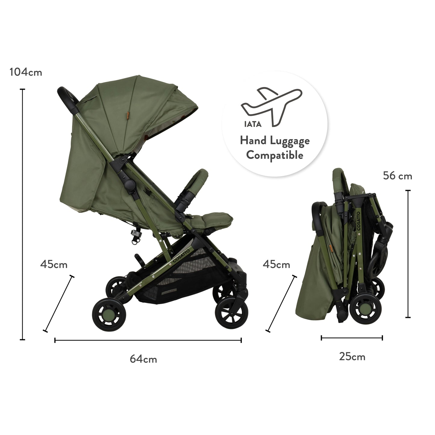 Yo Compact Stroller-Hoglet