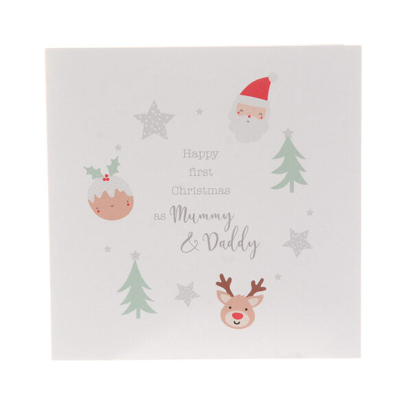 Happy First Christmas as Mummy & Daddy Greeting Card 2024