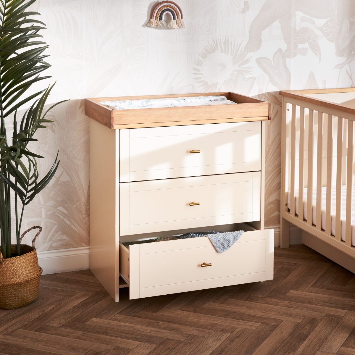 OBABY Evie Changing Unit-Cashmere