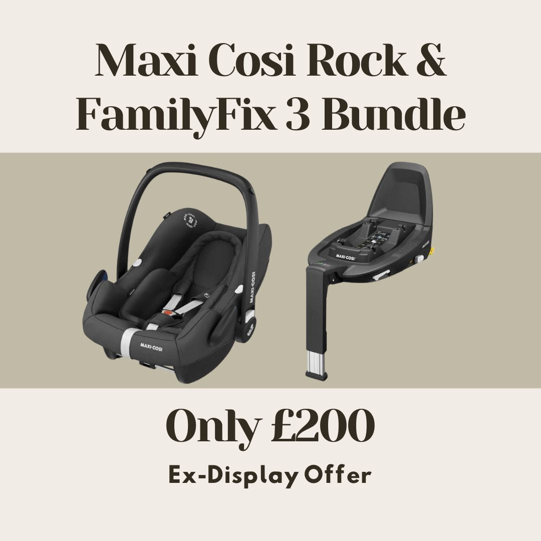 Maxi Cosi Rock with FamilyFix 3 Isofix EX-DISPLAY Bundle