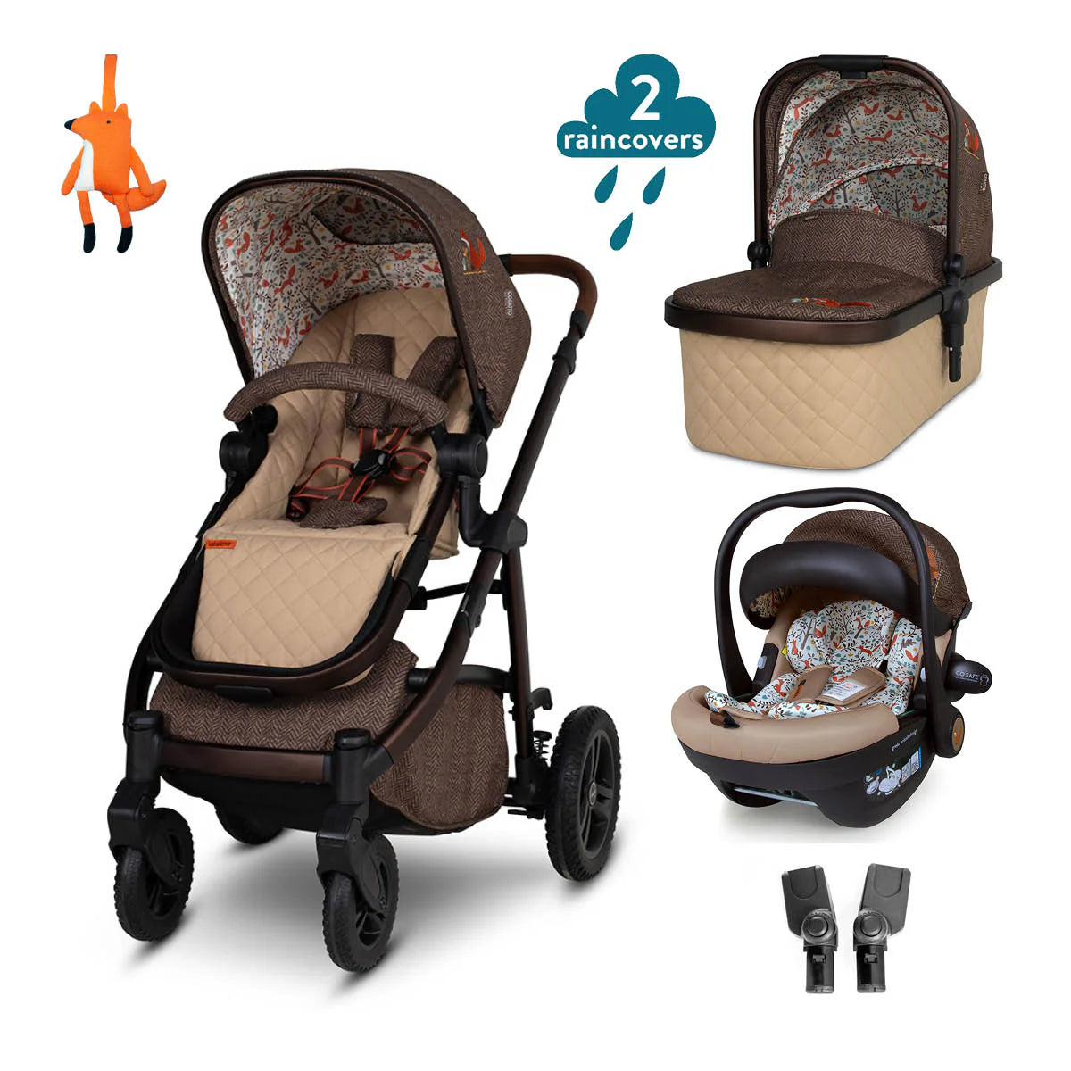 Wow 3 Car Seat Bundle-Foxford Hall