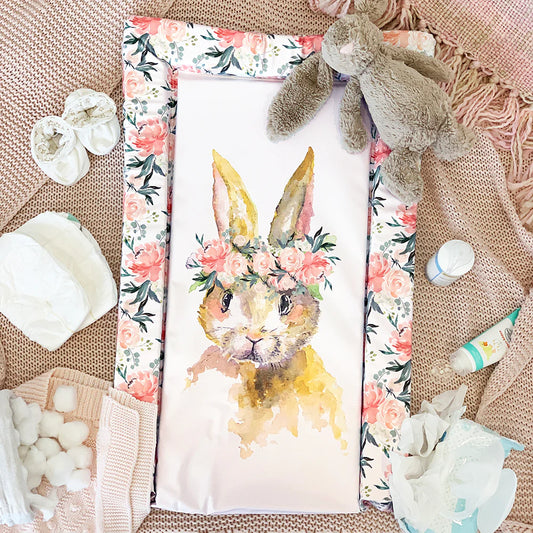 OBaby Changing Mat-Watercolour Rabbit