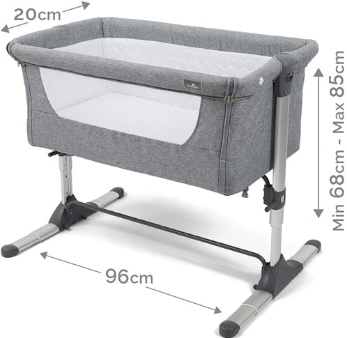 Babylo Snuggle Cuddle Co-Sleeper Grey Melange