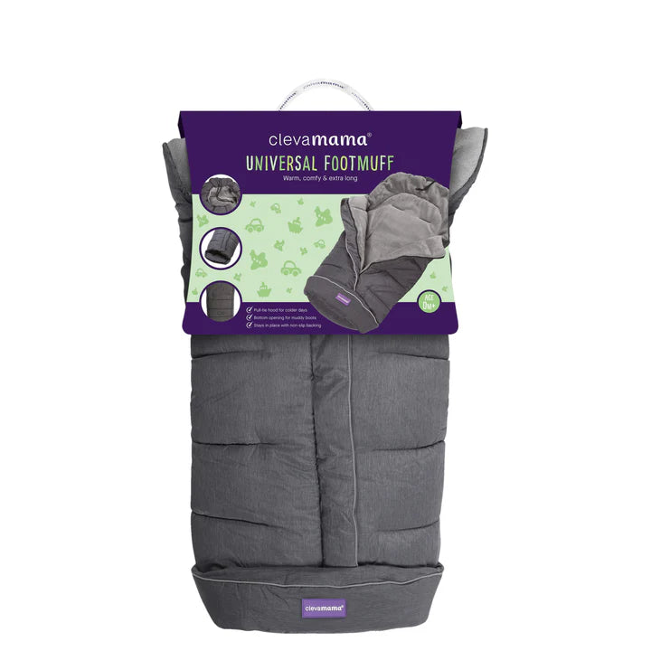 Clevamama Universal Footmuff-Grey