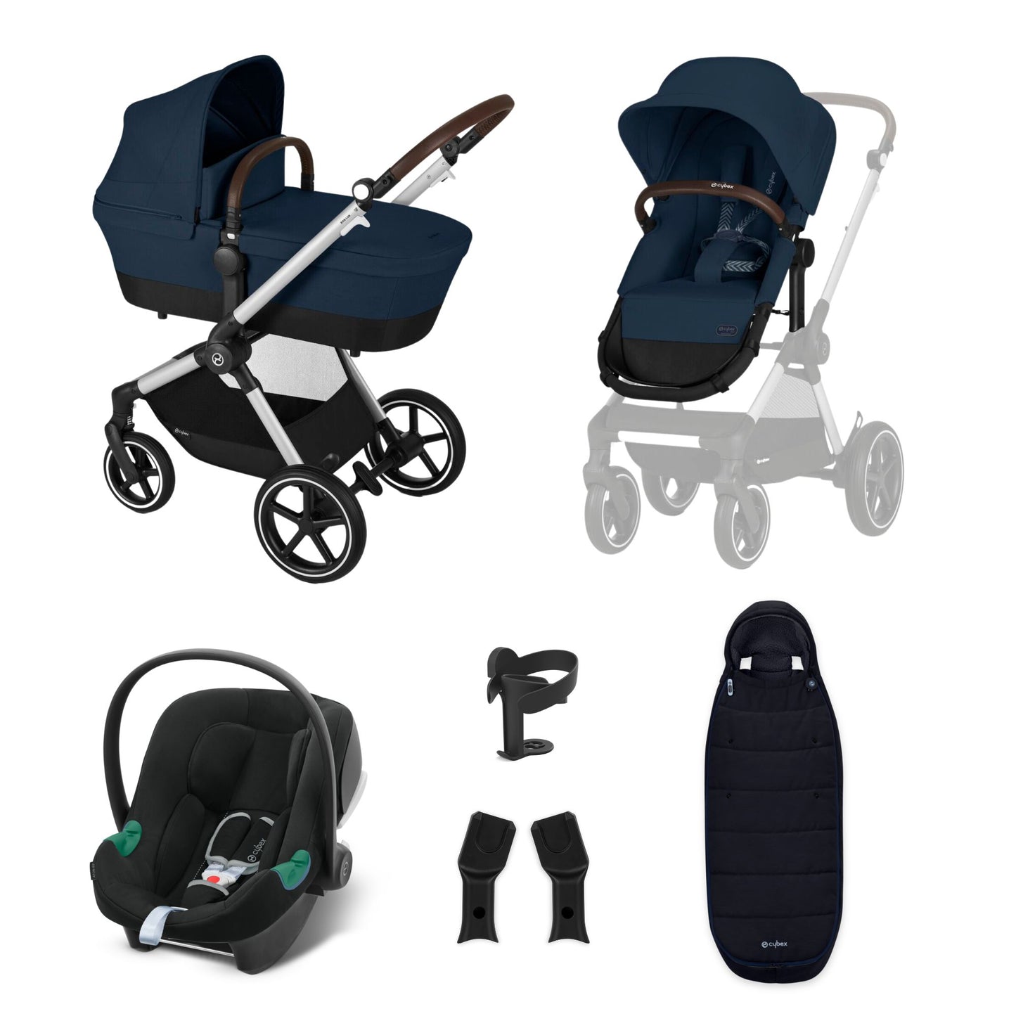 CYBEX EOS Lux Comfort Bundle-Ocean Blue