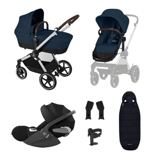 CYBEX EOS Lux Luxury Bundle-Ocean Blue