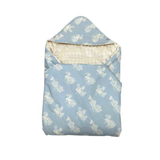 Little Love Blankets-Blue Tractor (5 point)