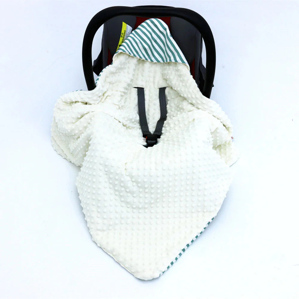 Little Love Blankets-Green Candy Stripe (3 point)