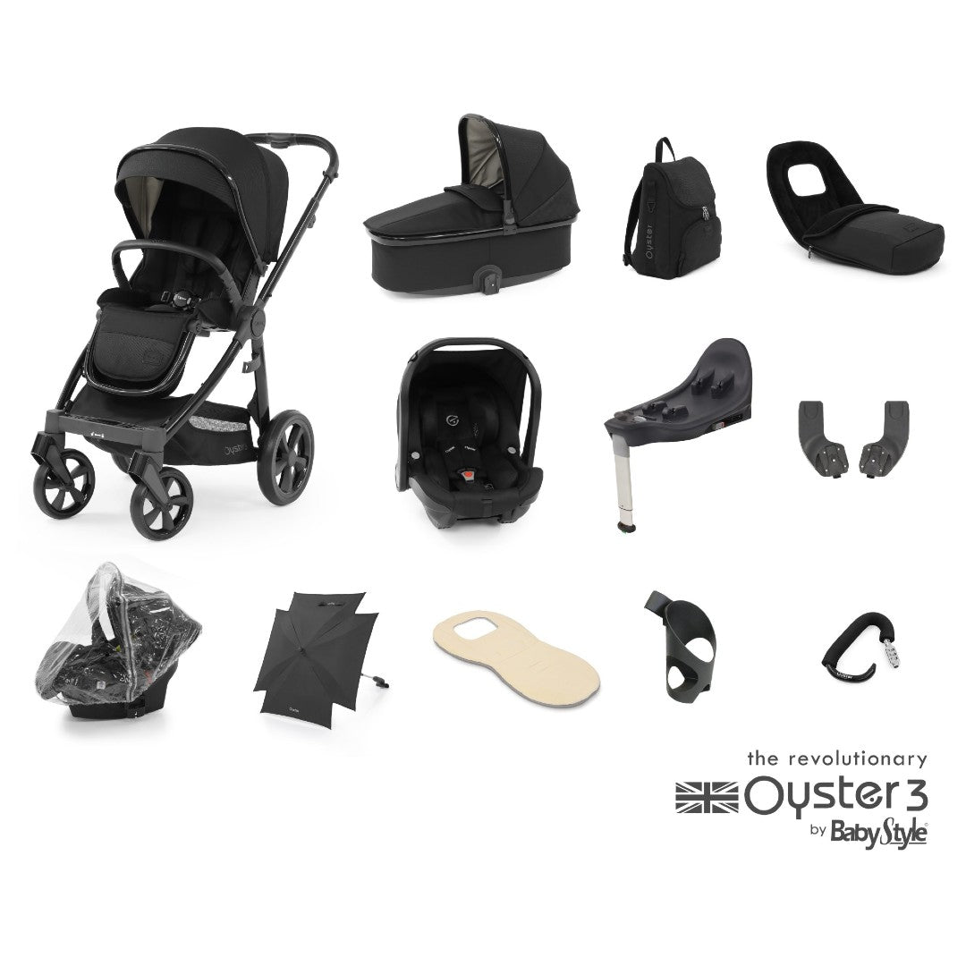 Oyster 3 Pixel 12 Piece Bundle With Capsule Car Seat And Base