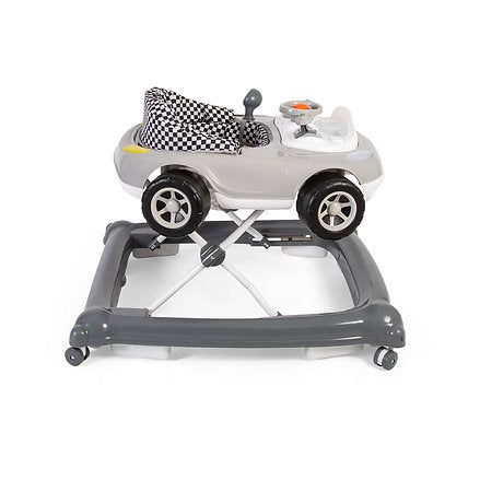 Baby Go Round Race Sporty Car Electronic Walker-Grey