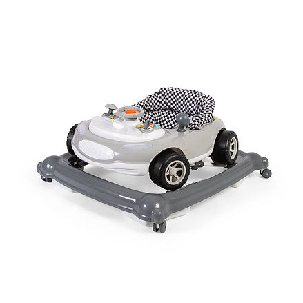 Baby Go Round Race Sporty Car Electronic Walker-Grey