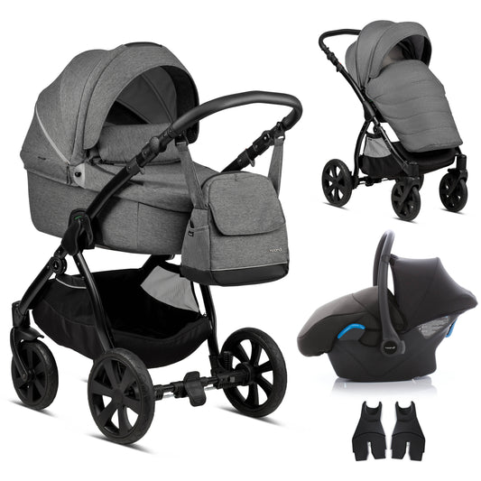 Noordi Fjordi 3in1 Travel System-Dark Grey