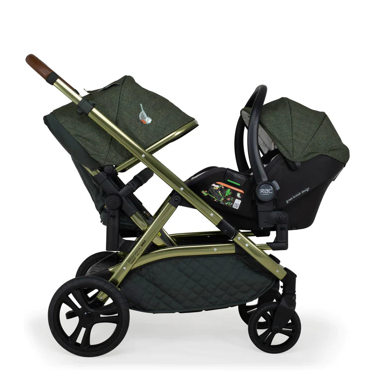 Cosatto Wow XL Car Seat and i-Size Base Bundle Bureau (Acorn i