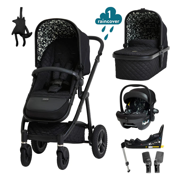 Wow 2 Car Seat and i-Size Base Bundle-Silhouette
