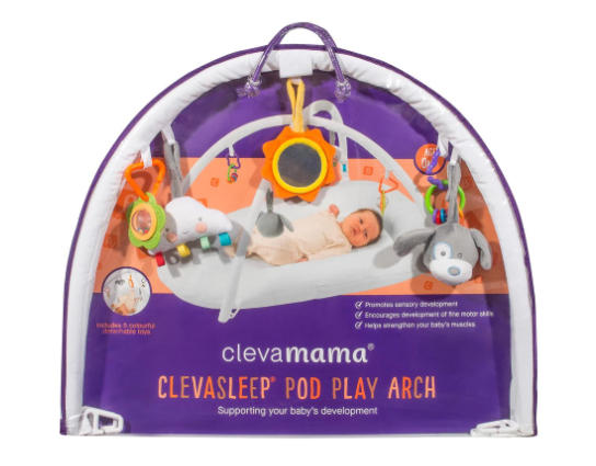 Clevamama ClevaSleep Pod Play Arch with toys