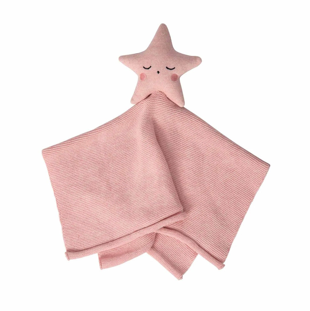 Clevamama Shooting Star Organic Cotton Baby Comforter-Pink