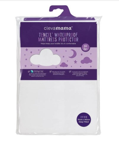 Clevamama Tencel® Cot Bed Waterproof Mattress Protector