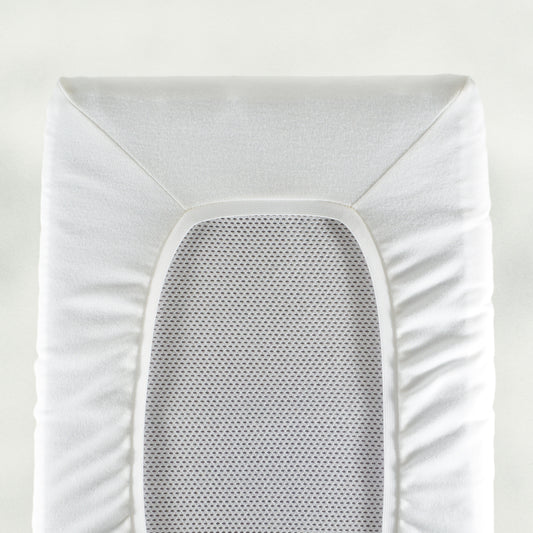 DK Organic Glovesheet-Large Round End Pram (78x33cm)-White