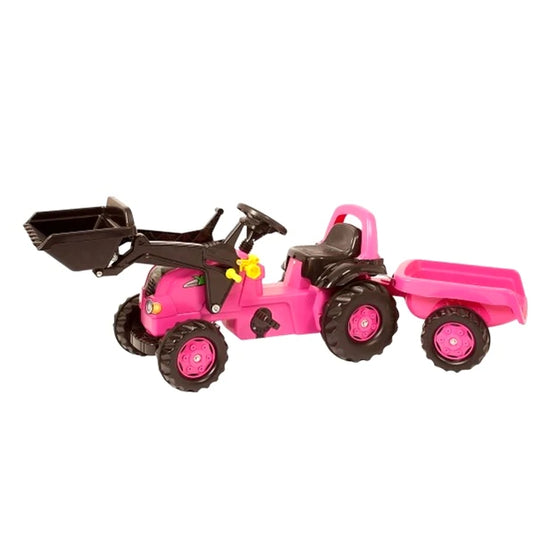 Rolly Toys Pink Medium Tractor Trailer and Loader
