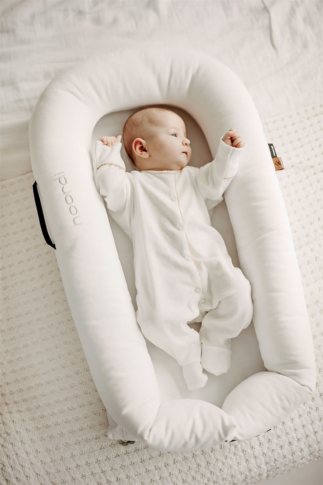 Noordi 2in1 Baby Nest + Maternity Pillow-Menta (Arctic Blue)