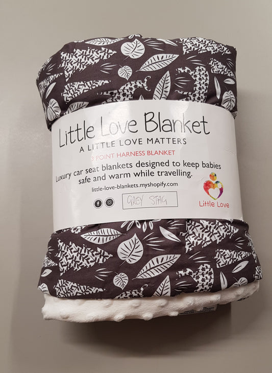Little Love Blankets-Grey Stag (3 Point)