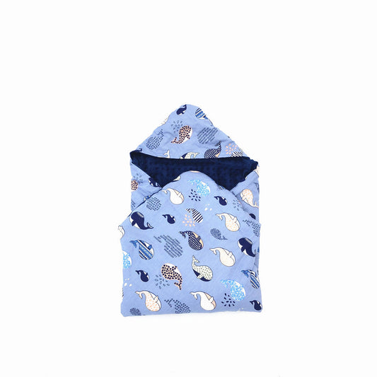 Little Love Blankets-Whales (5 Point)