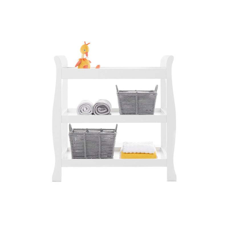 OBABY Stamford Sleigh Open Changing Unit-White