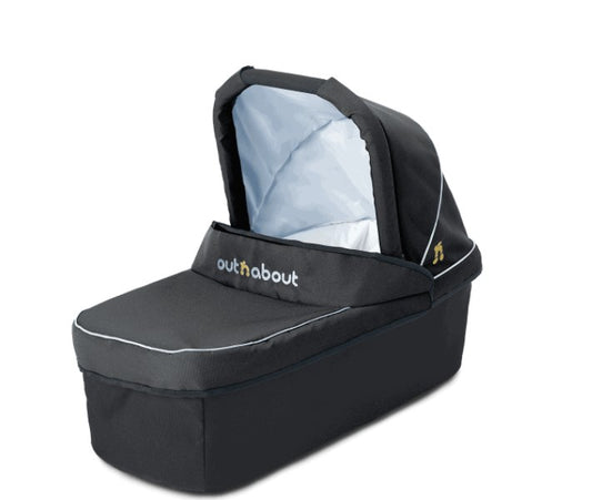 Out 'n' About Nipper Double Carry Cot - Raven Black