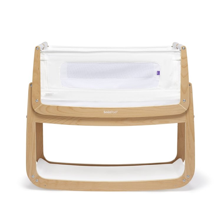 SnuzPod4 Bedside Crib - Natural