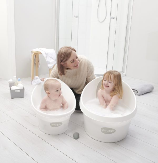 Shnuggle Toddler Bath-White